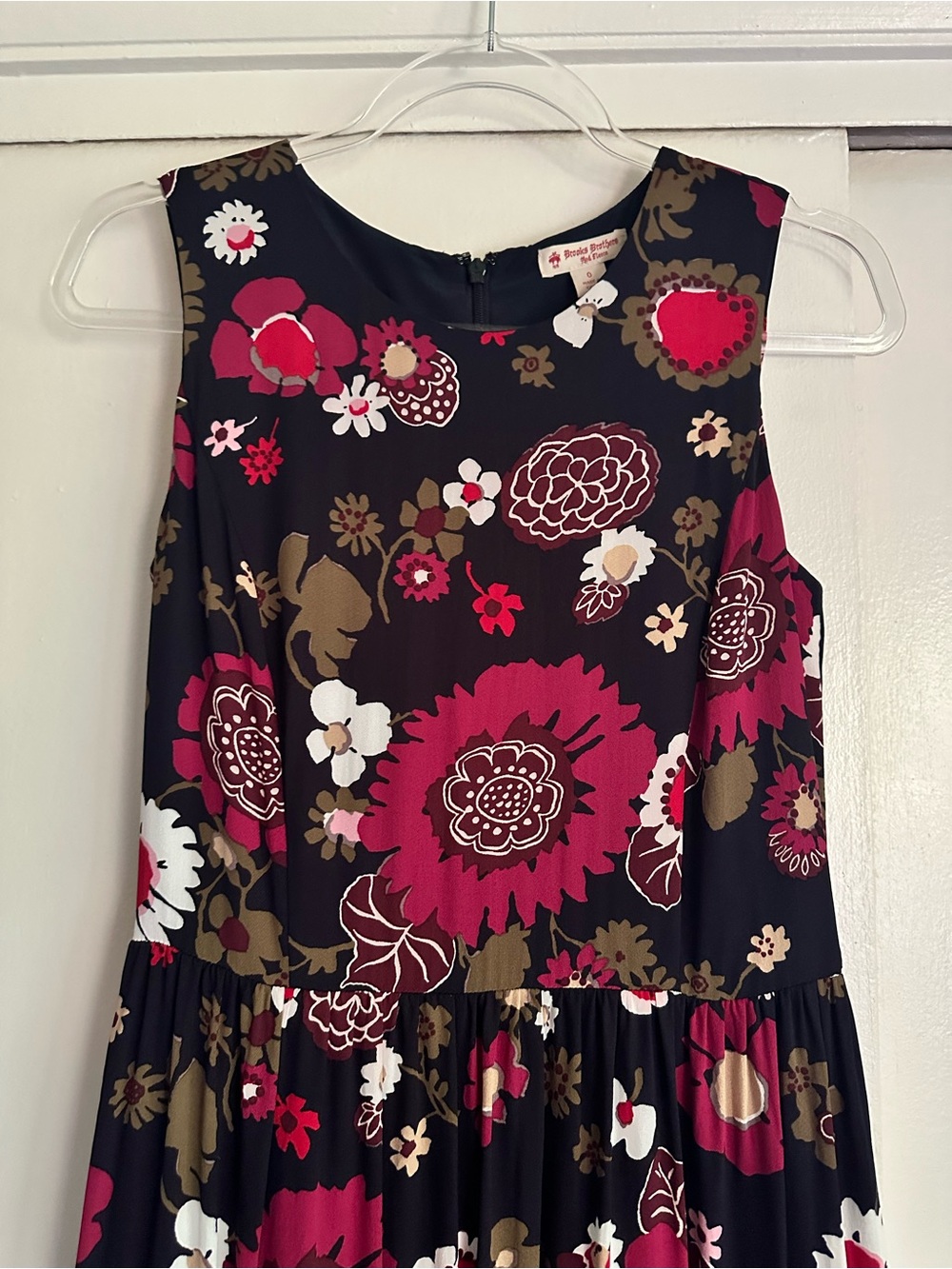 Brooks Brothers Floral Dress Size 0 - Picture 2 of 7
